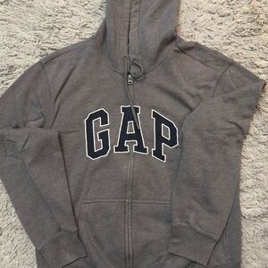 GAP Charcoal Full-Zip Hoodie